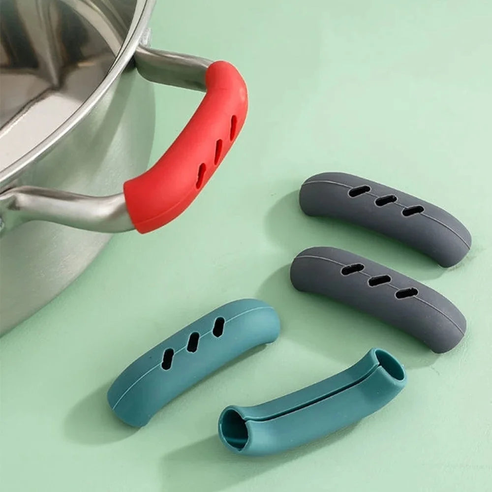 Silicone Pot Handle Covers 2-Pack | Heat-Resistant Anti-Scald
