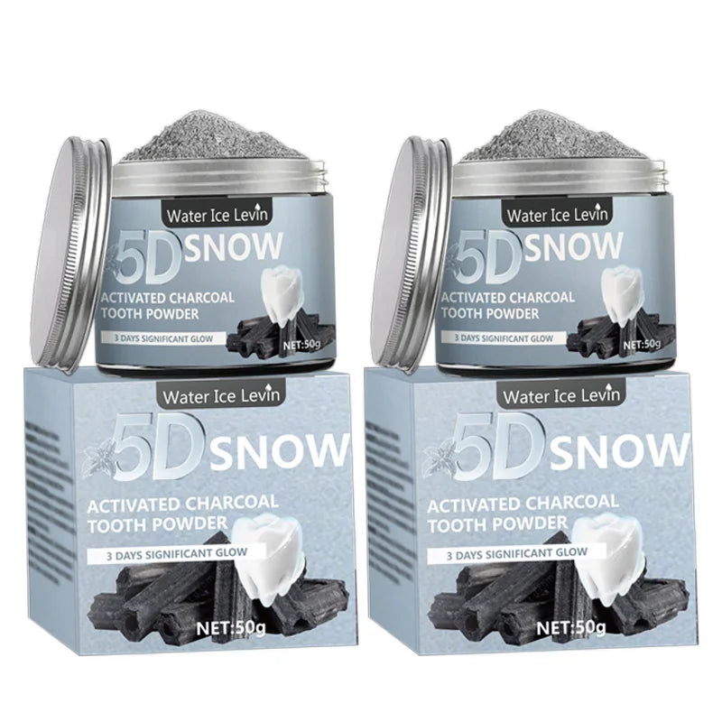 Bamboo Charcoal Teeth Whitening Powder – Natural Deep Clean 50g