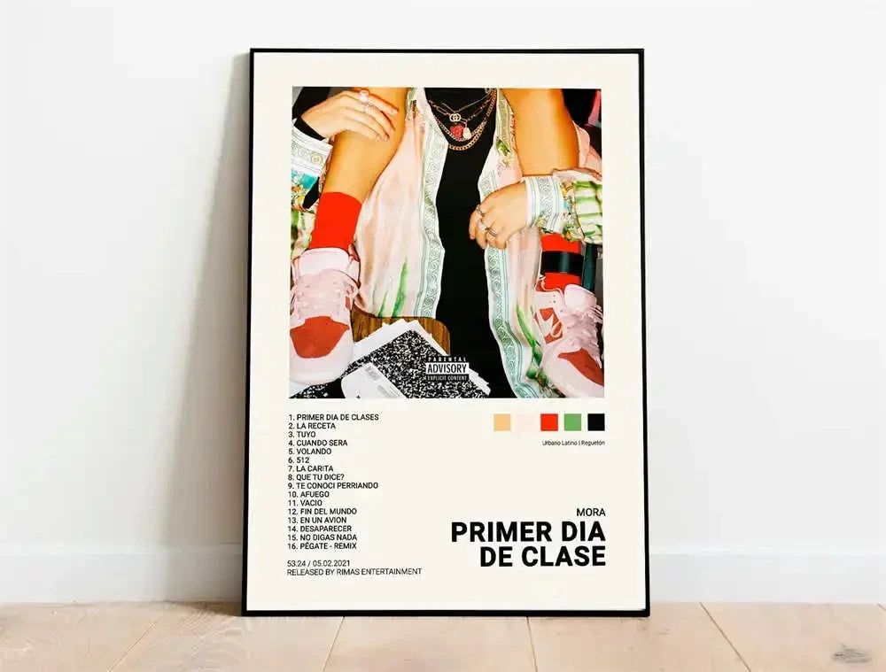 Latin Rapper Music Canvas Wall Art | Quevedo Feid Rauw Alejandro