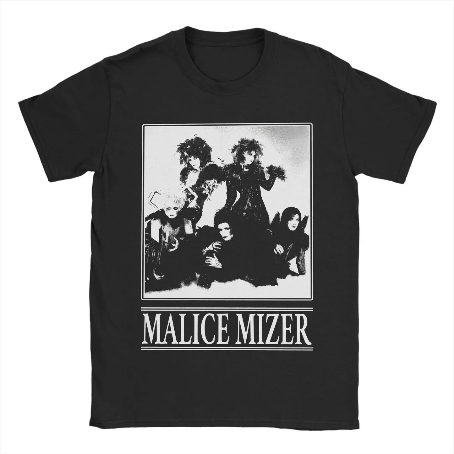 Malice Mizer Cotton T-Shirt For Men Summer Band Vintage T-Shirts O-Neck Fashion Tee Shirt Oversized Casual Tops Peaceful Pleasures Health and Wellness