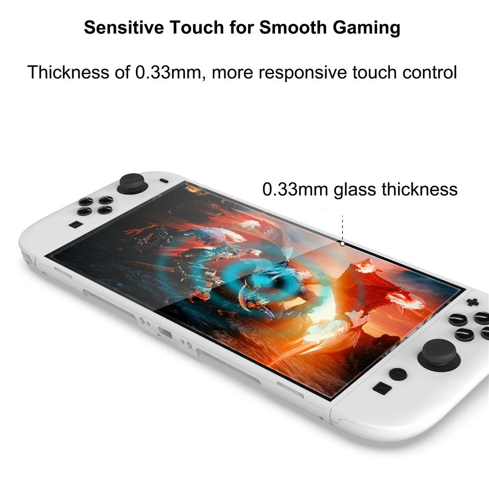 2PCS For Switch 2 Tempered Glass Screen Protector Films 9H Hardness Tempered Glass Film Ultra-Clear Screen Tempered Film Peaceful Pleasures Health and Wellness