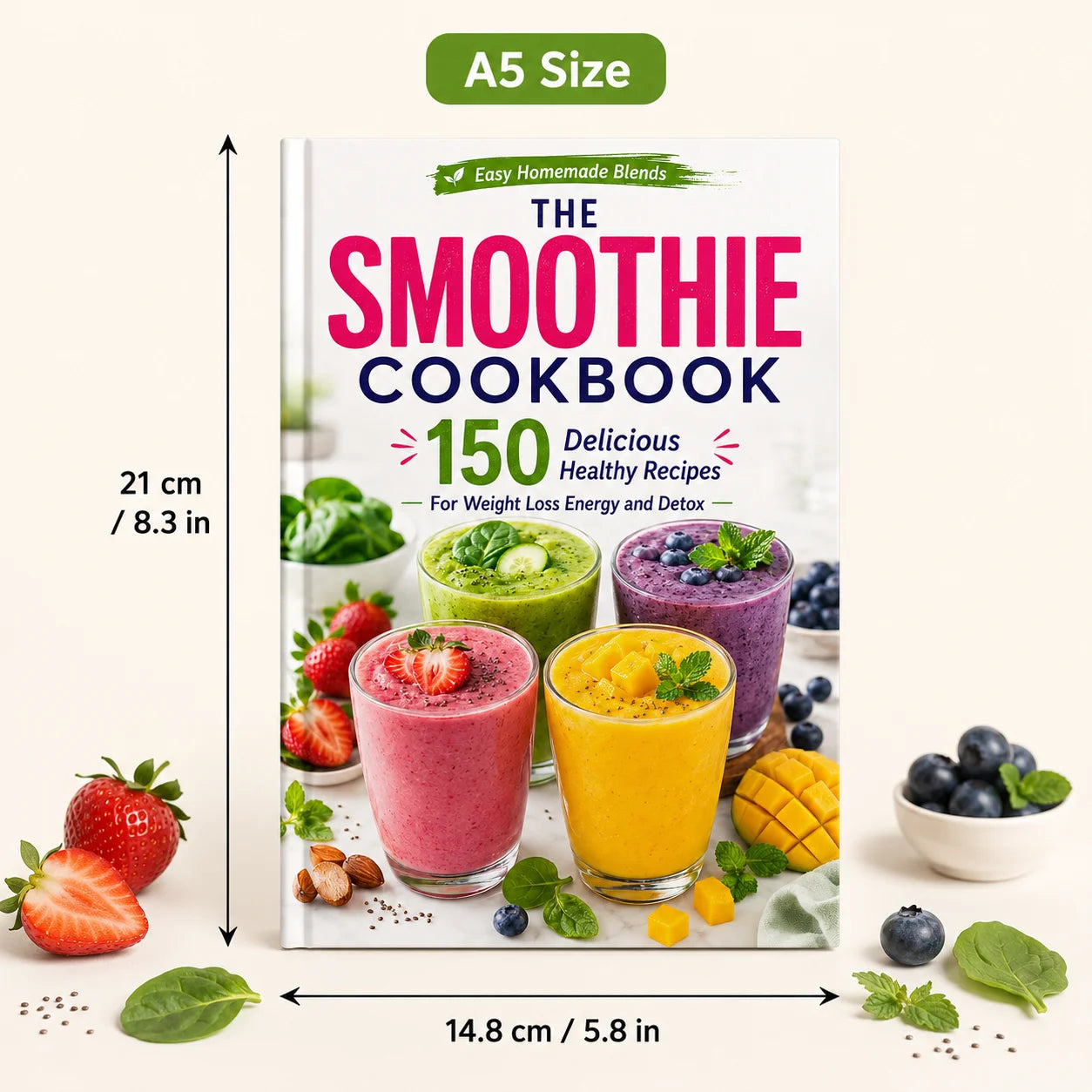 Smoothie Cookbook 150 Healthy Recipes Weight Management Detox Energy