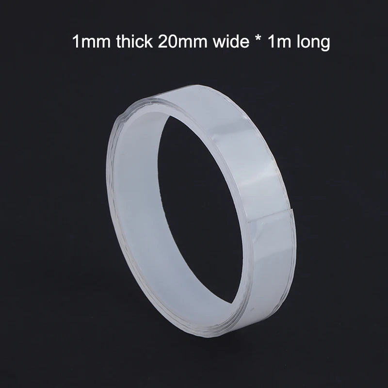 Kitchen Bathroom Nano Tape Super Strong Double Sided Tape Extra Strong Adhesive Non-slip Tape Waterproof Transparent Tape Peaceful Pleasures Health and Wellness A1