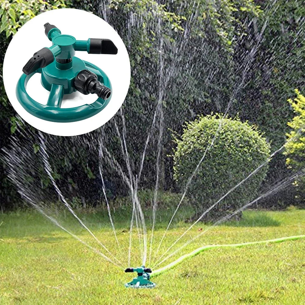 Sprinkler Nozzle 360 Degree Automatic Rotating Water Spray Garden Lawn Automatic Sprinkler Garden Watering Irrigation Supplies Peaceful Pleasures Health and Wellness