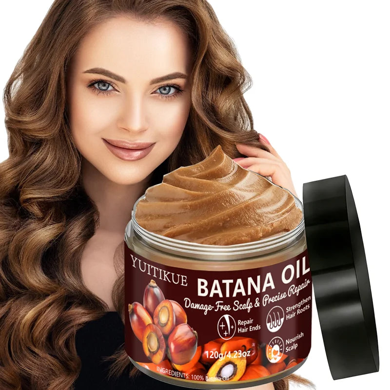 YUITIKUE 100% Batana Oil Hair Cream | For Damage-Free Scalp & Precise Repair | Repairs Ends, Strengthens Roots & Nourishes Scalp Peaceful Pleasures Health and Wellness