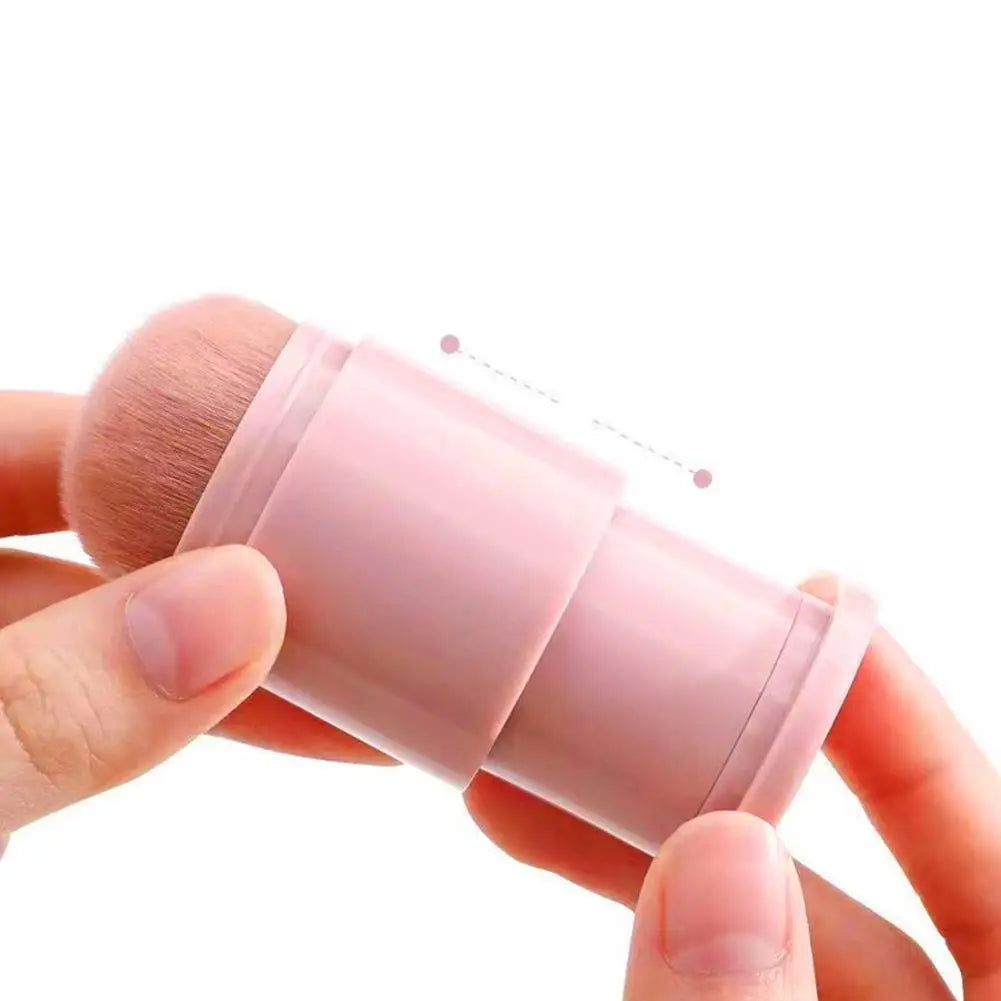Portable Mini Retractable Blush Brush Soft Loose Powder Foundation Makeup Brush Multi Functional Beauty Makeup Tool Peaceful Pleasures Health and Wellness