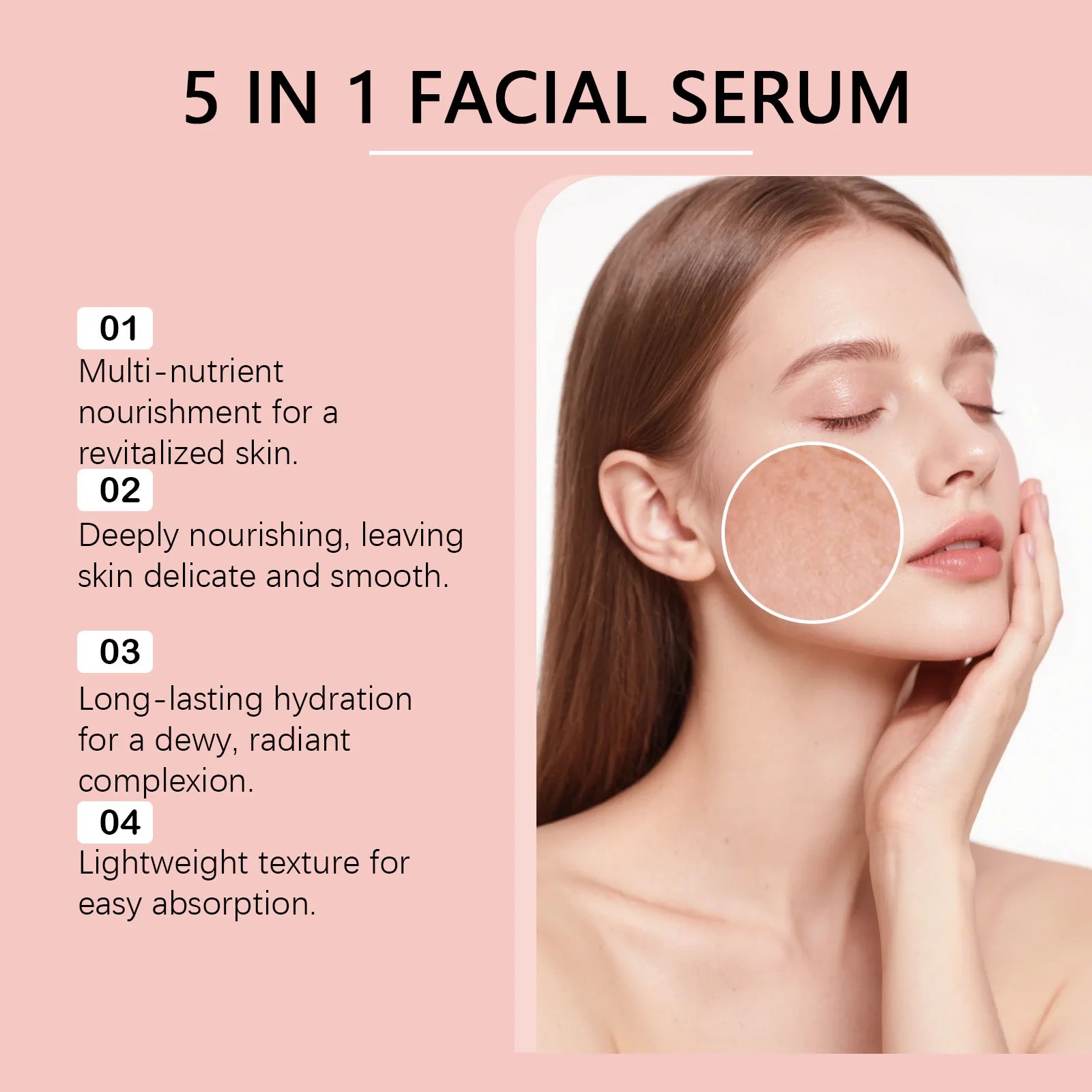 Antioxidant 5-in-1 Facial Serum | Brighten, Tighten & Fade Dark Spots Brightening Face Serum Peaceful Pleasures Health and Wellness