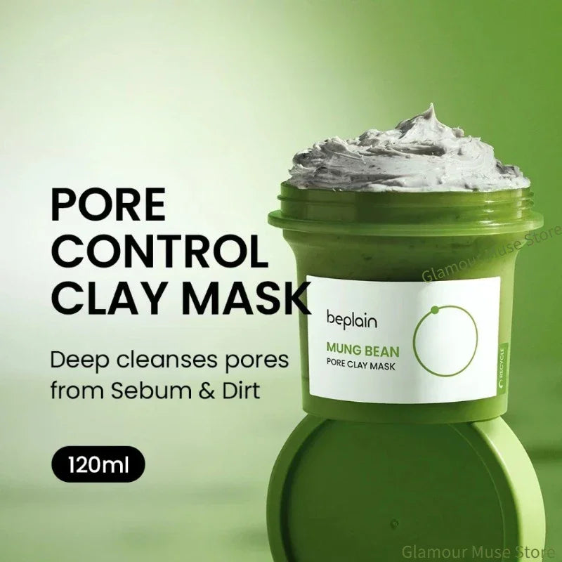 BEPLAIN Mung Bean Korean Skincare Set – Serum, Foam & Mask Peaceful Pleasures Health and Wellness