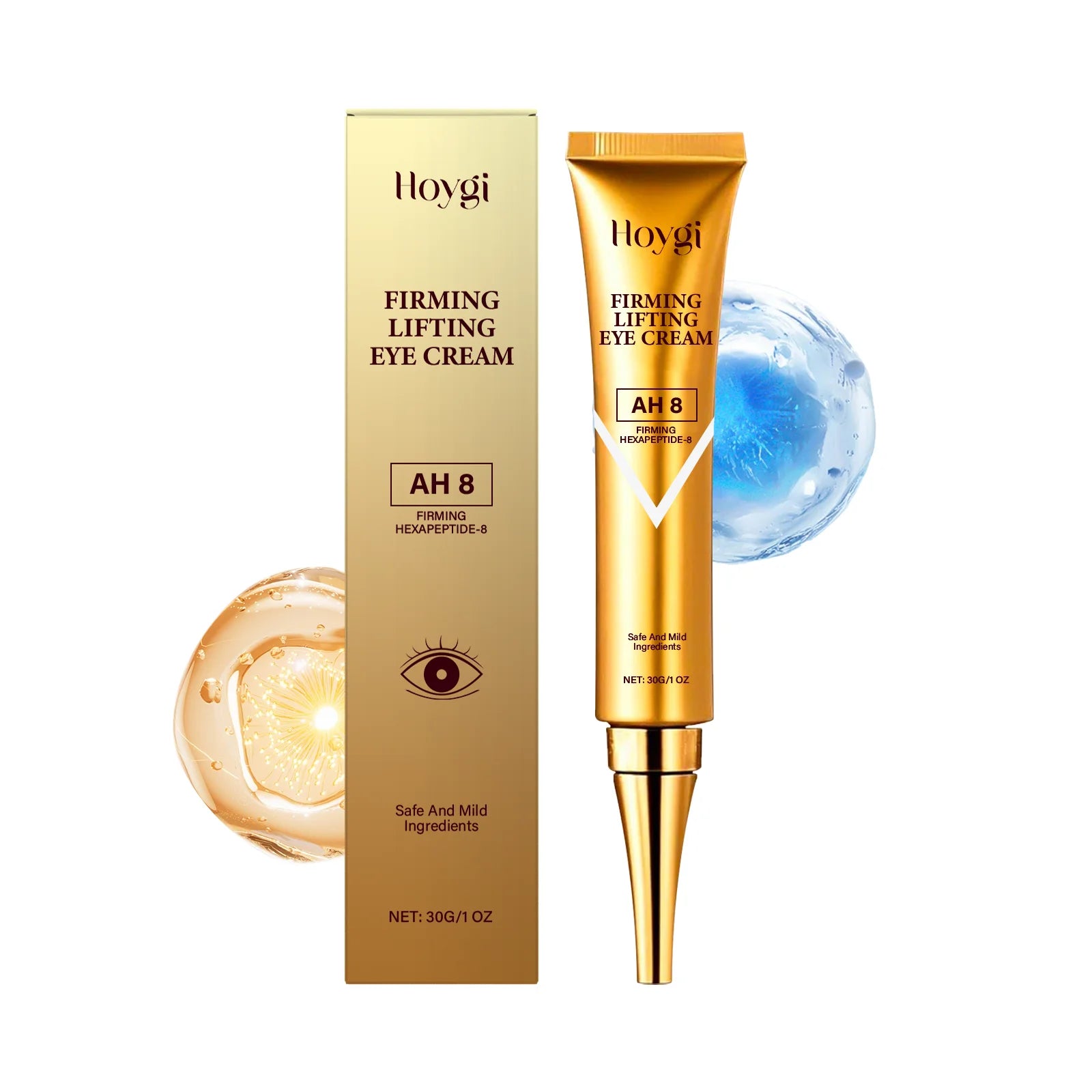 Peptide Eye Care Cream Reduce Eye Fine Lines Lightening Dark Circles Eye Bags Removal Anti Puffiness Firming Lifting Eye Cream Peaceful Pleasures Health and Wellness 30g boxed