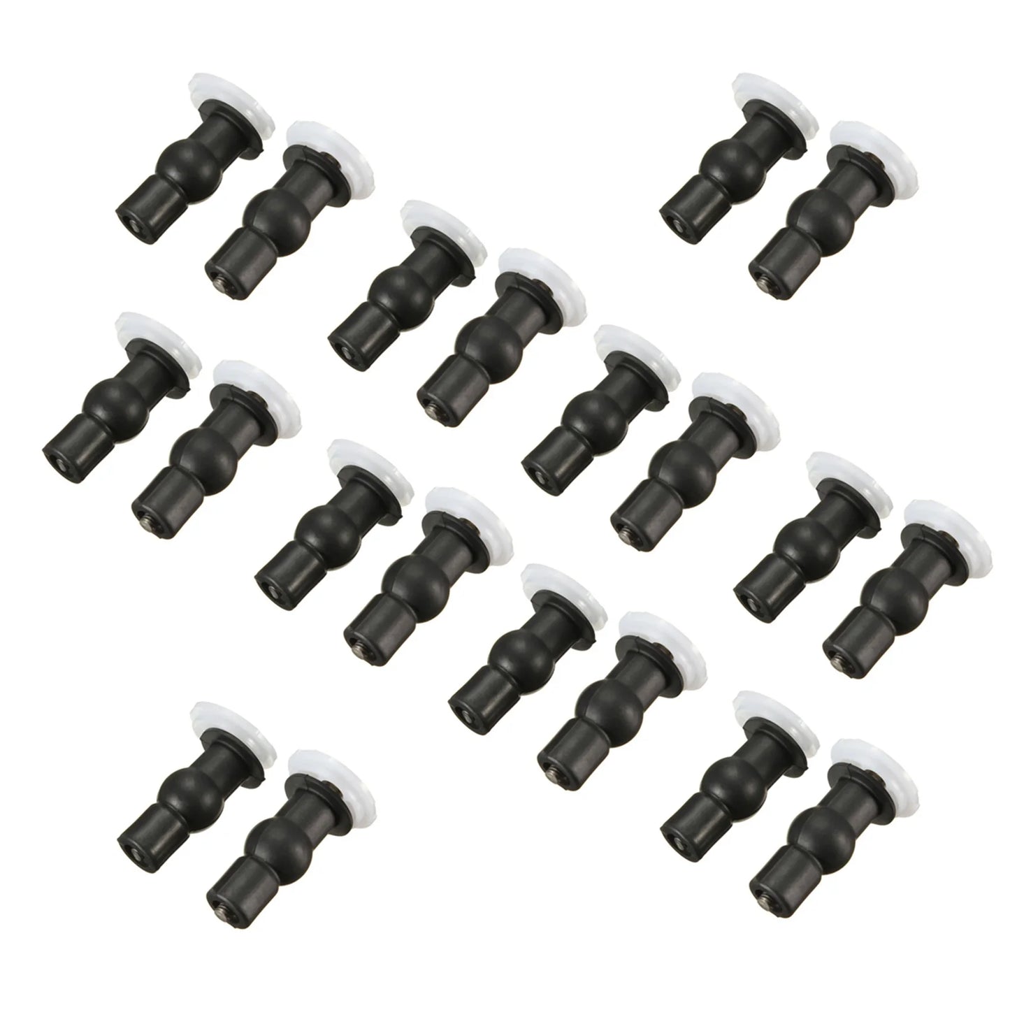 A36T-10 Pair Of Screws For Toilet Seat Toilet Lid Toilet Seat Toilet Seat Cover Black Peaceful Pleasures Health and Wellness Default Title