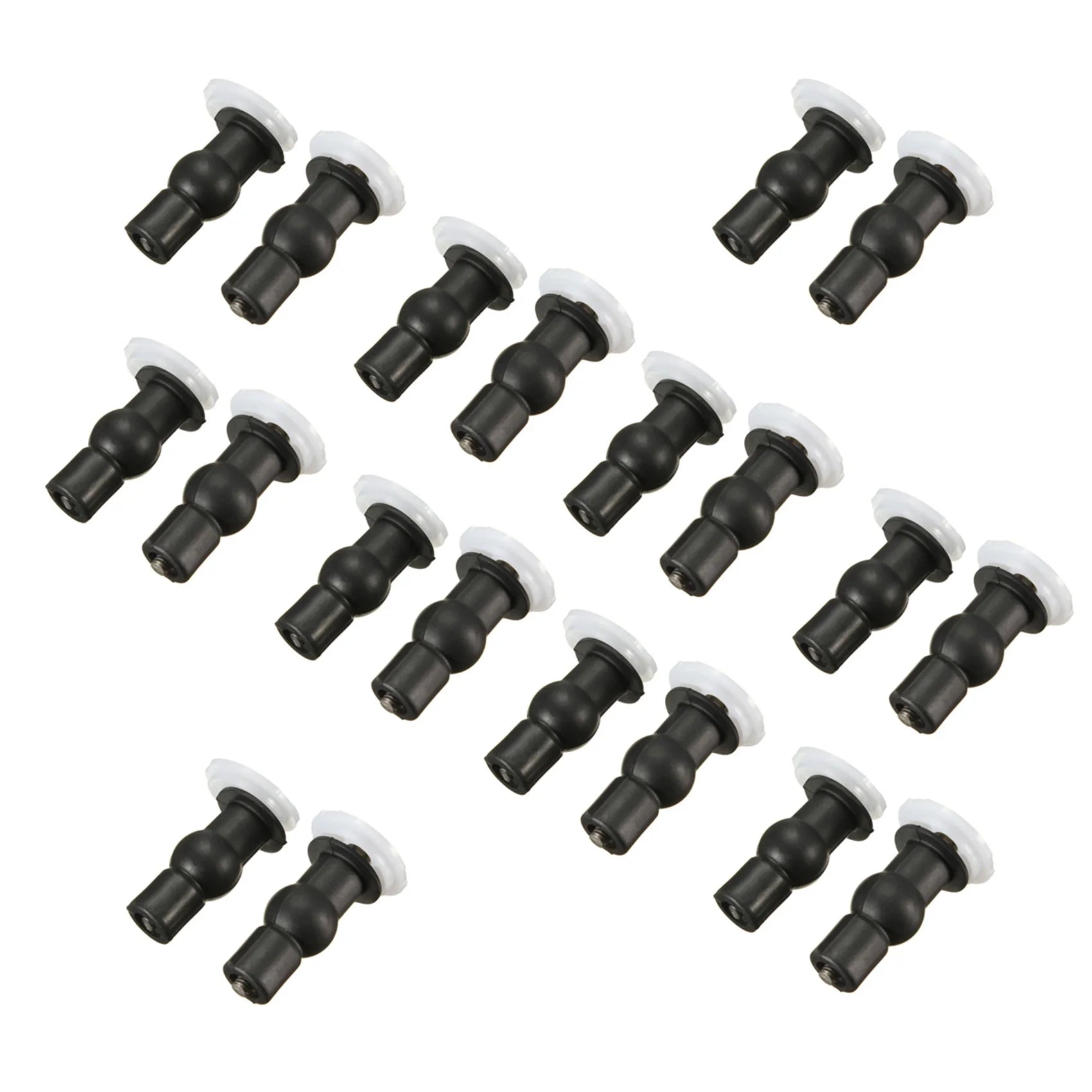 A36T-10 Pair Of Screws For Toilet Seat Toilet Lid Toilet Seat Toilet Seat Cover Black Peaceful Pleasures Health and Wellness Default Title