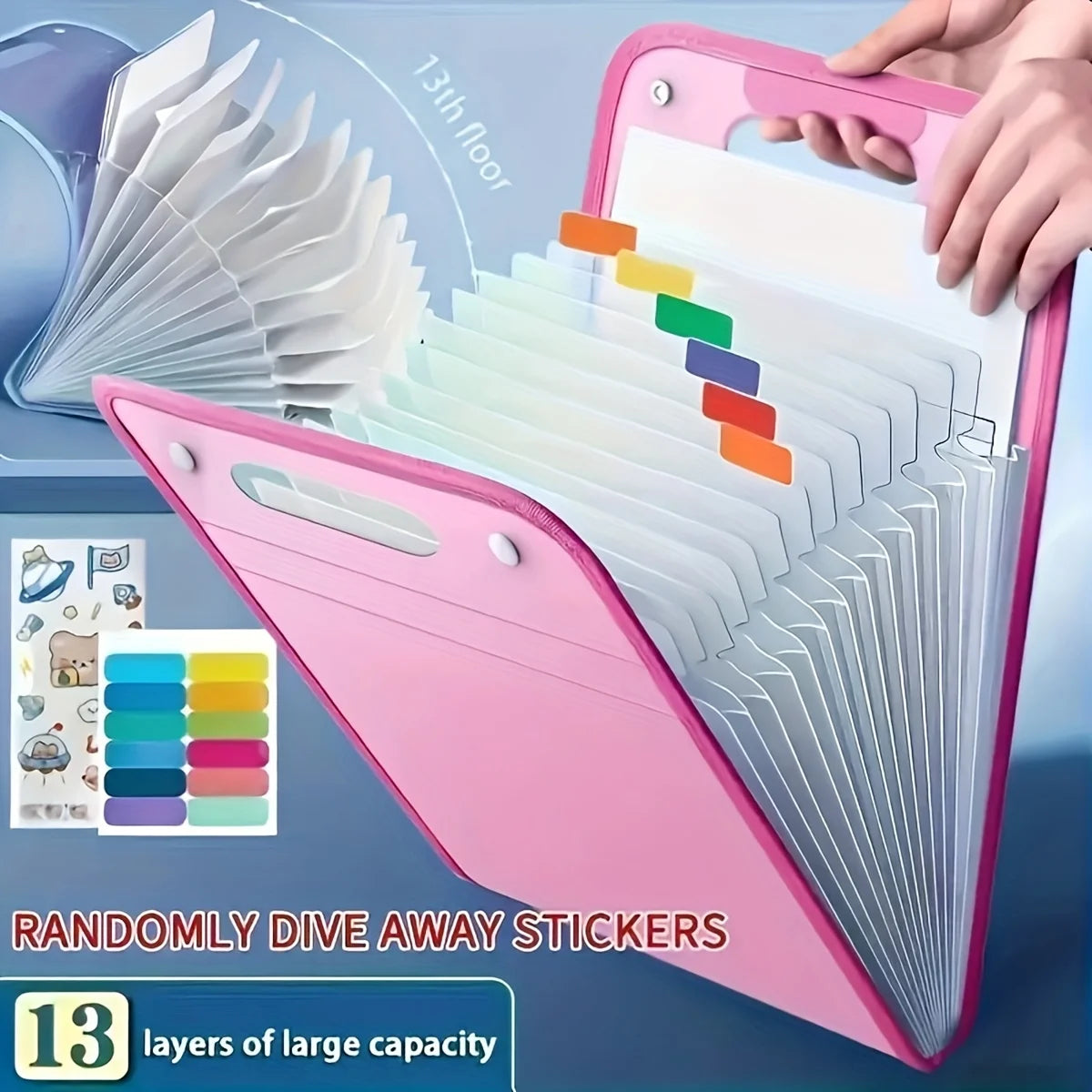 A4 Accordion File Folder | Multi-Pocket Expanding Organizer