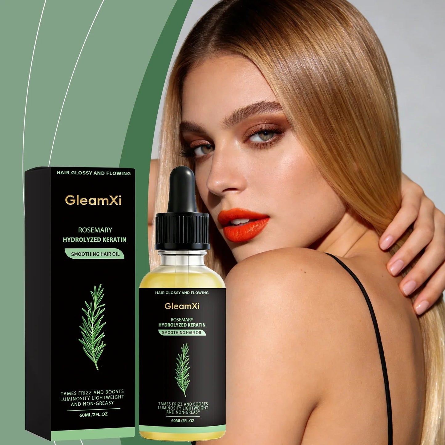 Gleamxi Rosemary Hair Growth Serum – Regrow & Repair 60ml