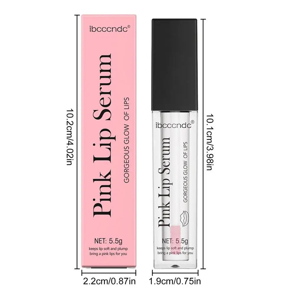 Pink Lip Plumping Serum Gloss – Moisturizing & Long-Lasting