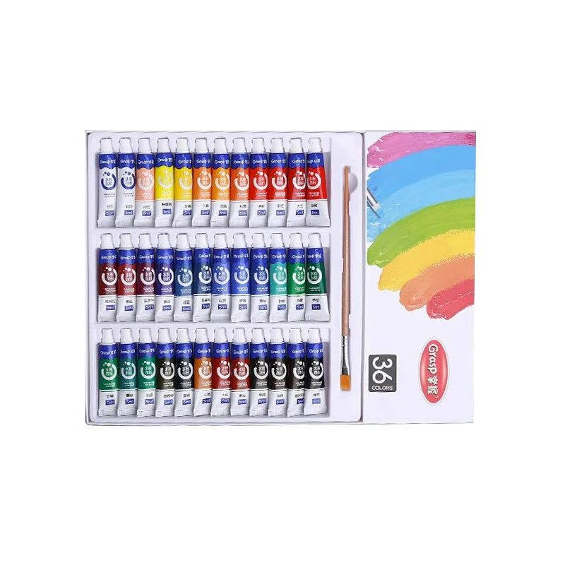 Bview Art Gouache Paint Student Painting Tools Beginner 12 Colours