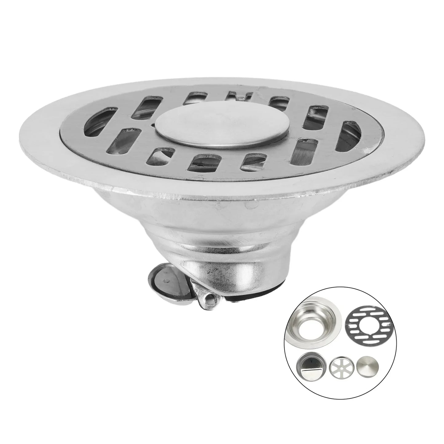 Stainless Steel Anti-Odor Floor Drain Shower Strainer 10cm