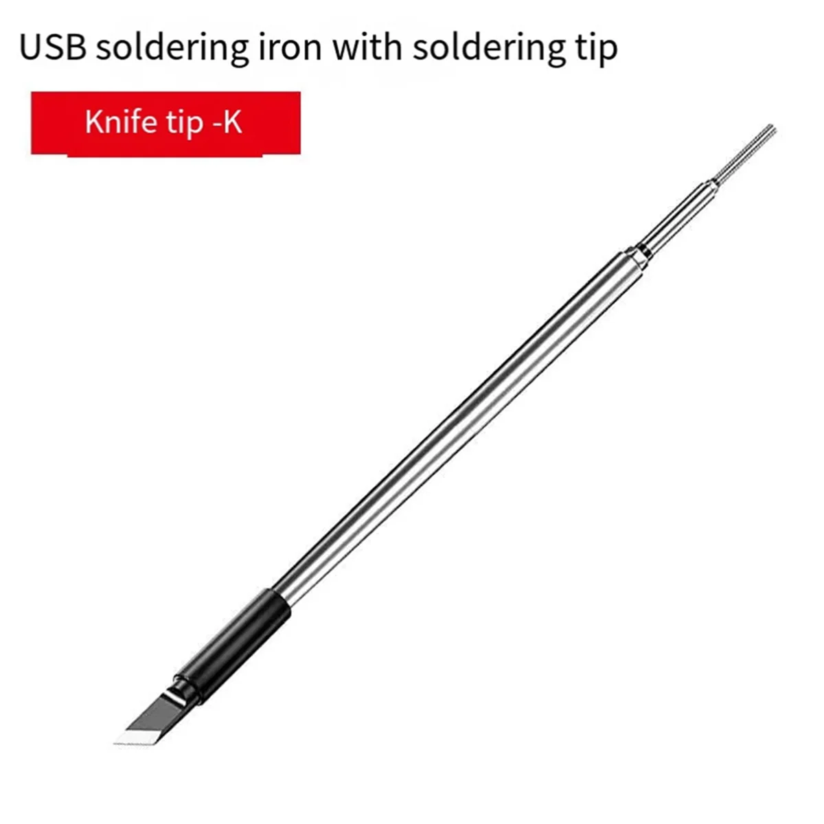 Durable 3Pc C210 Soldering Iron Tip USB Soldering Iron Tip 5V Battery Soldering Iron Tip Soldering Rework Accessories,B Peaceful Pleasures Health and Wellness