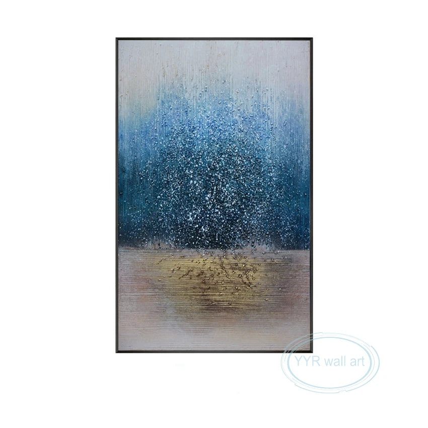 Unique Abstract Acrylic Drawing Wall Art Decoration For Living Room Bedroom Porch 100% Handmade Artwork On Canvas Unframed Image Peaceful Pleasures Health and Wellness No frame 1 60cmx120cm