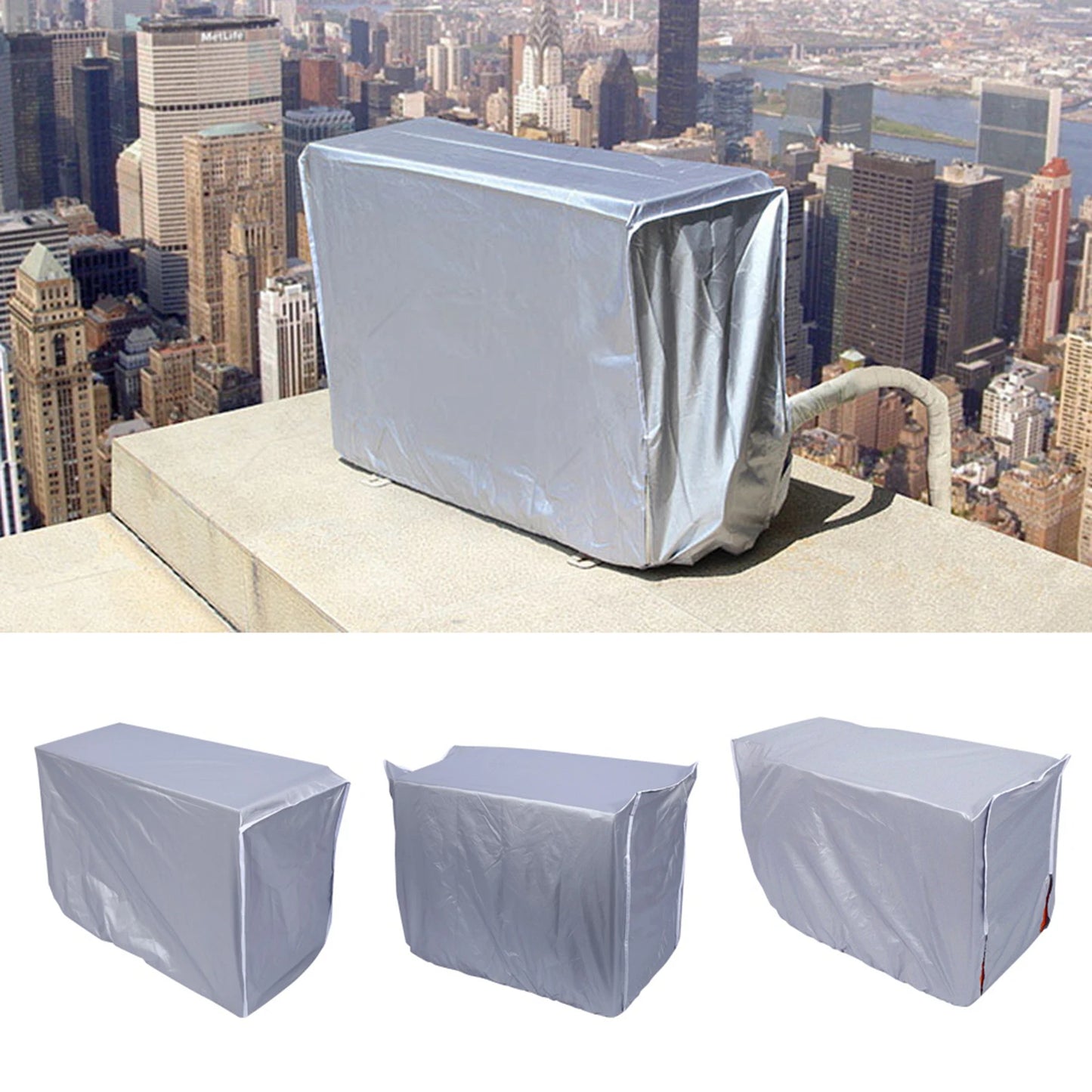 Outdoor Conditioner Cover Anti-dust Anti Snow Waterproof Sunproof