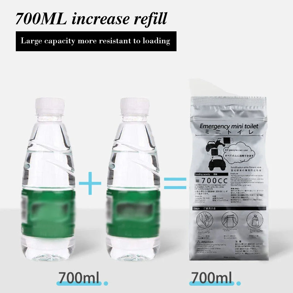 5-100PCS 700cc Car Urinate Bags Camping Outdoor Easy Emergency Piss Bags for Baby Women Men Vomit Bag Portable Toilet Bathroom Peaceful Pleasures Health and Wellness