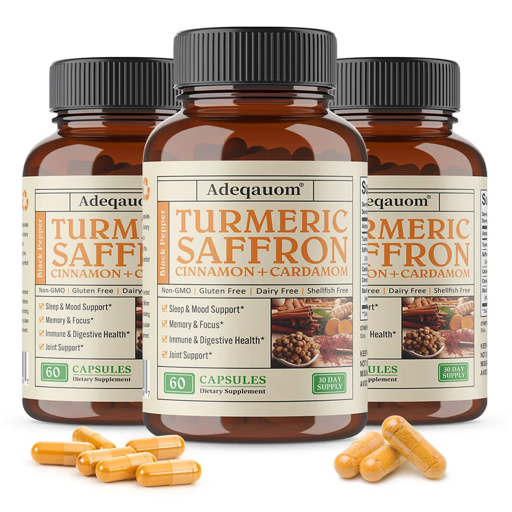 Turmeric Curcumin Saffron Cardamom Cinnamon | Joint & Mood