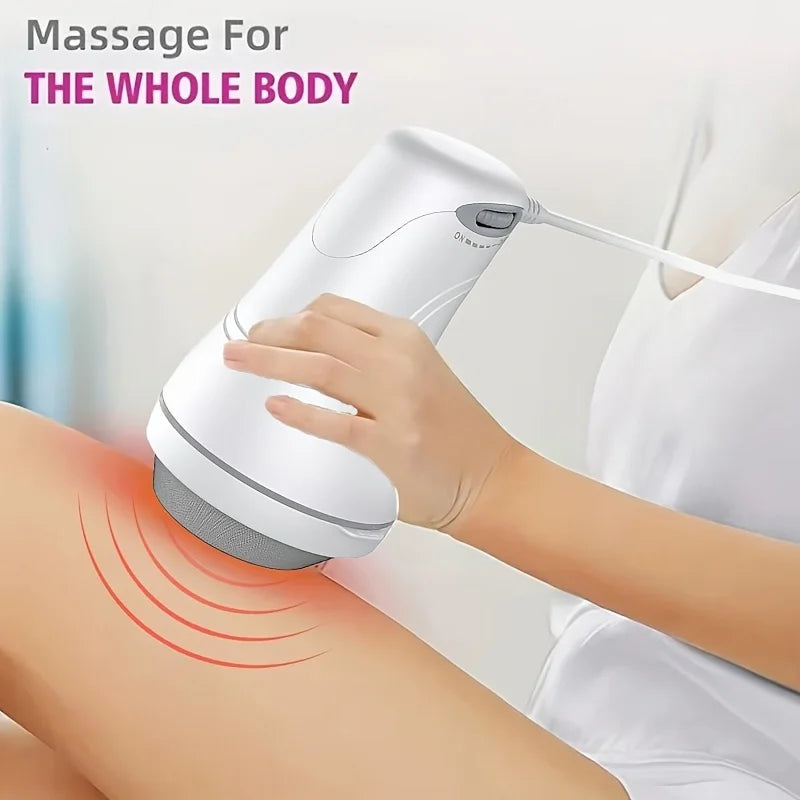 Full-Body Fitness Relaxation Massager, Multifunctional Electric Body Massager, Sports Fitness Equipment, Multifunctional Handheld Massager, Suitable for Arms/Belly/Thighs, Comes with 8 Interchangeable Massage Heads, the Best Peaceful Pleasures Health and Wellness