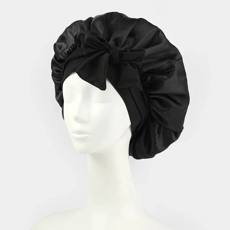 Satin Sleep Cap Night Bonnet for Women & Men – All Hair Types