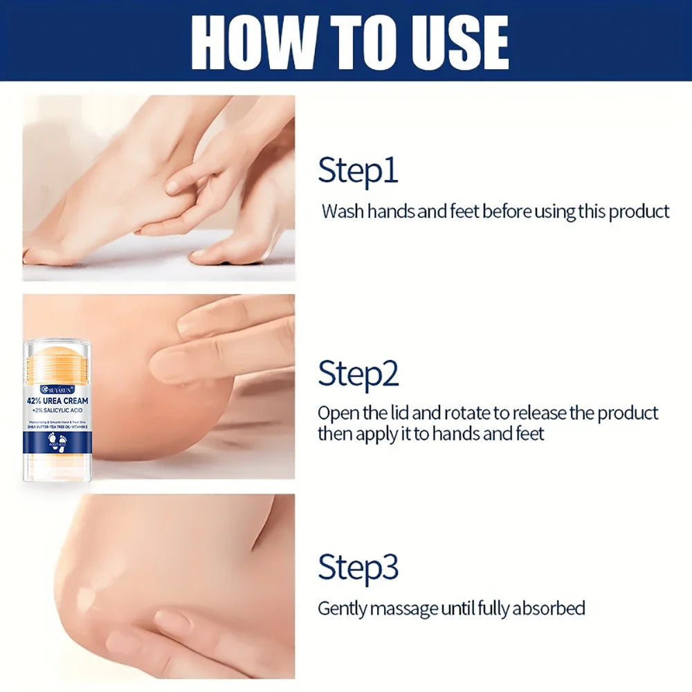 SUYARUN 42% Urea Foot Cream Stick – Hydrating & Exfoliating
