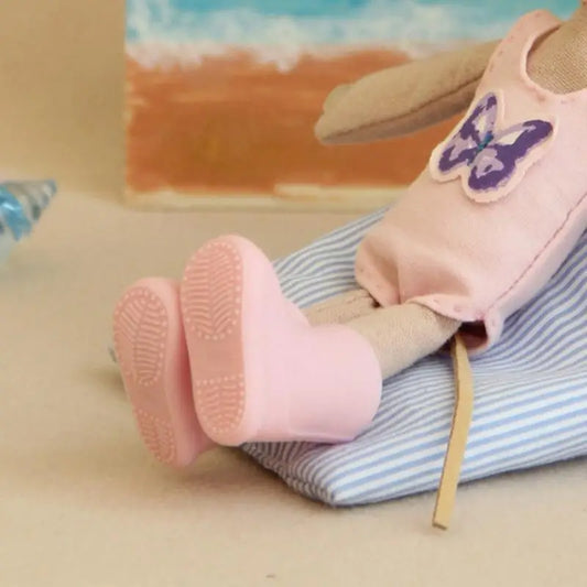 Miniature Rain Boots for 1/12 OB11 Dolls – 9 Colors Doll Miniature Accessory Peaceful Pleasures Health and Wellness