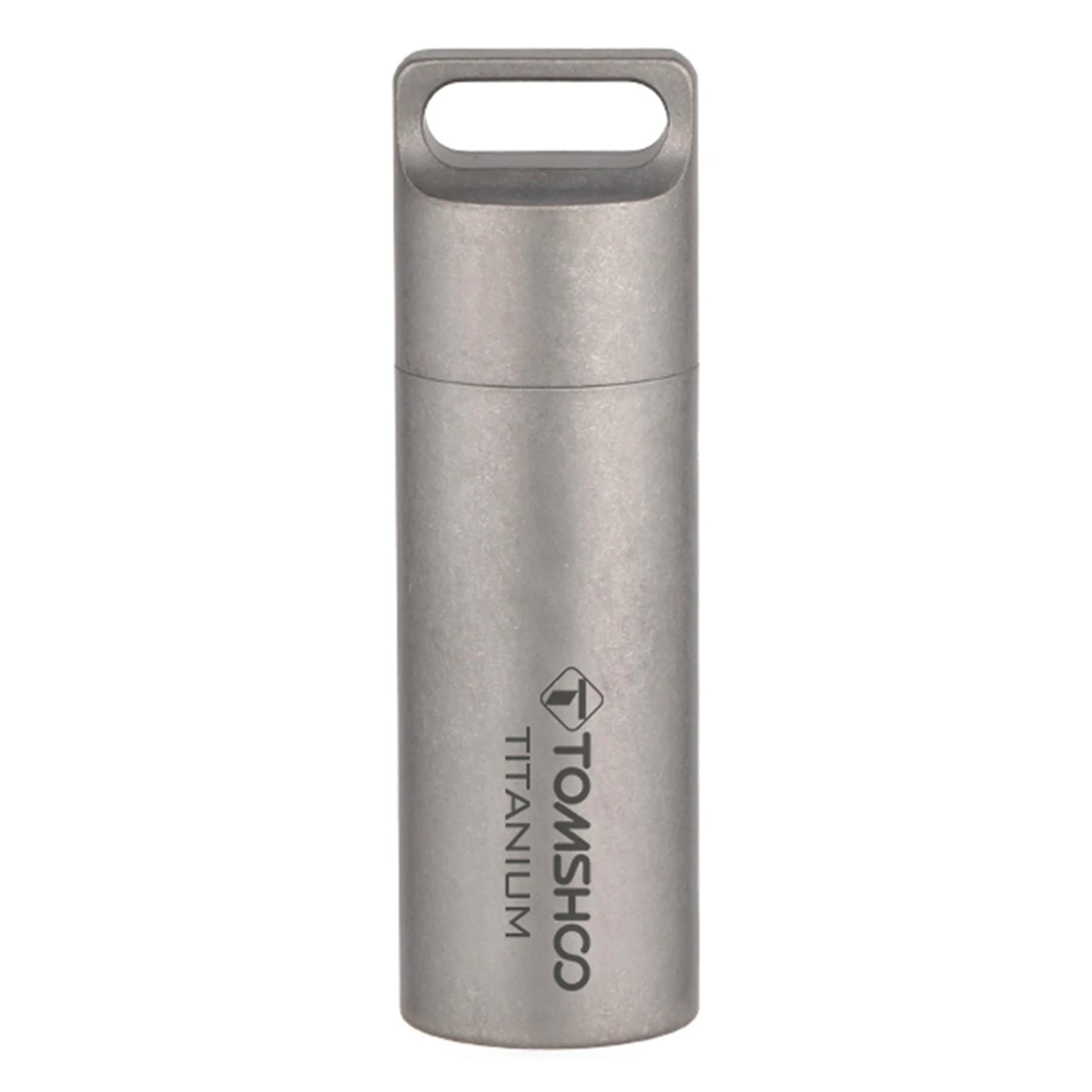 Tomshoo Titanium Mini Sealed Waterproof Storage Pill Box Perfume Case Pendants EDC Tools Eco-friendly Home Outdoor Pill Box Peaceful Pleasures Health and Wellness