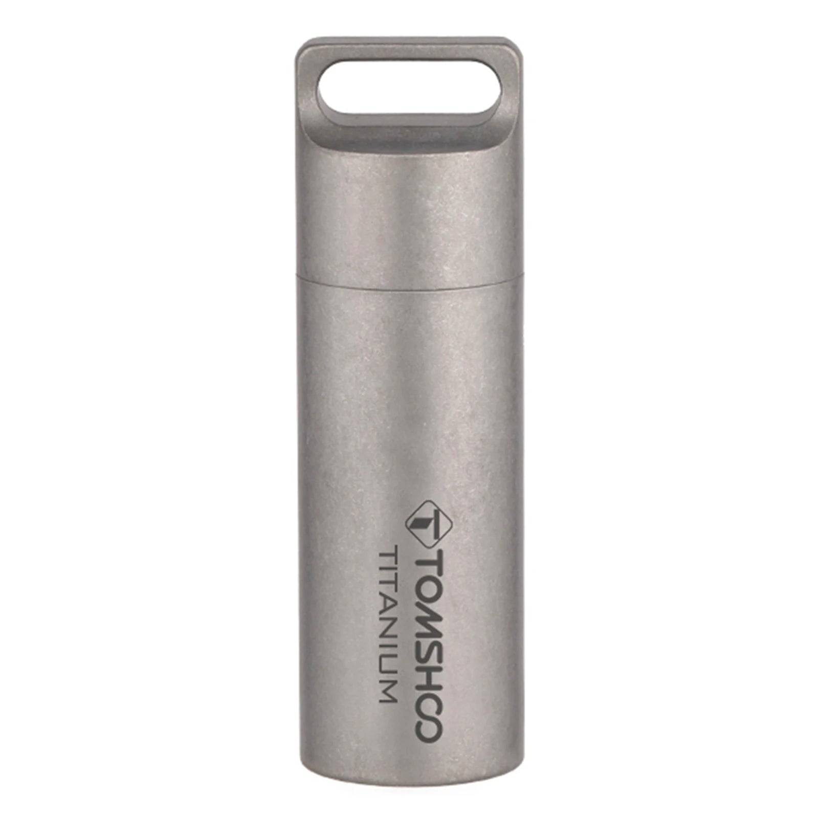 Tomshoo Titanium Mini Sealed Waterproof Storage Pill Box Perfume Case Pendants EDC Tools Eco-friendly Home Outdoor Pill Box Peaceful Pleasures Health and Wellness
