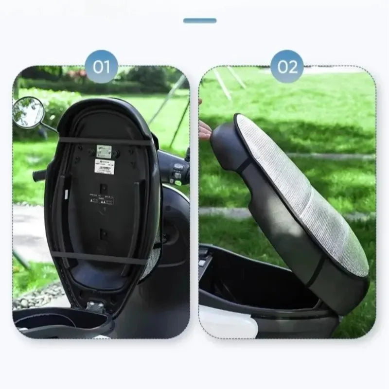 Waterproof UV Motorcycle Seat Cover | Universal E-Bike & Scooter