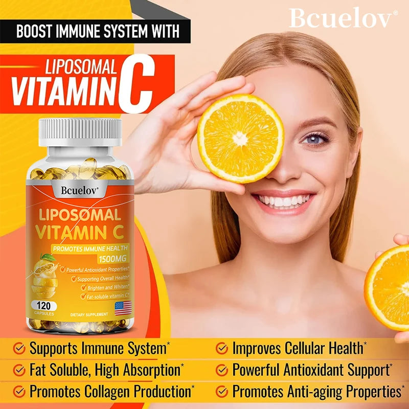 Liposomal Vitamin C Capsules | Immunity, Skin & Antioxidant