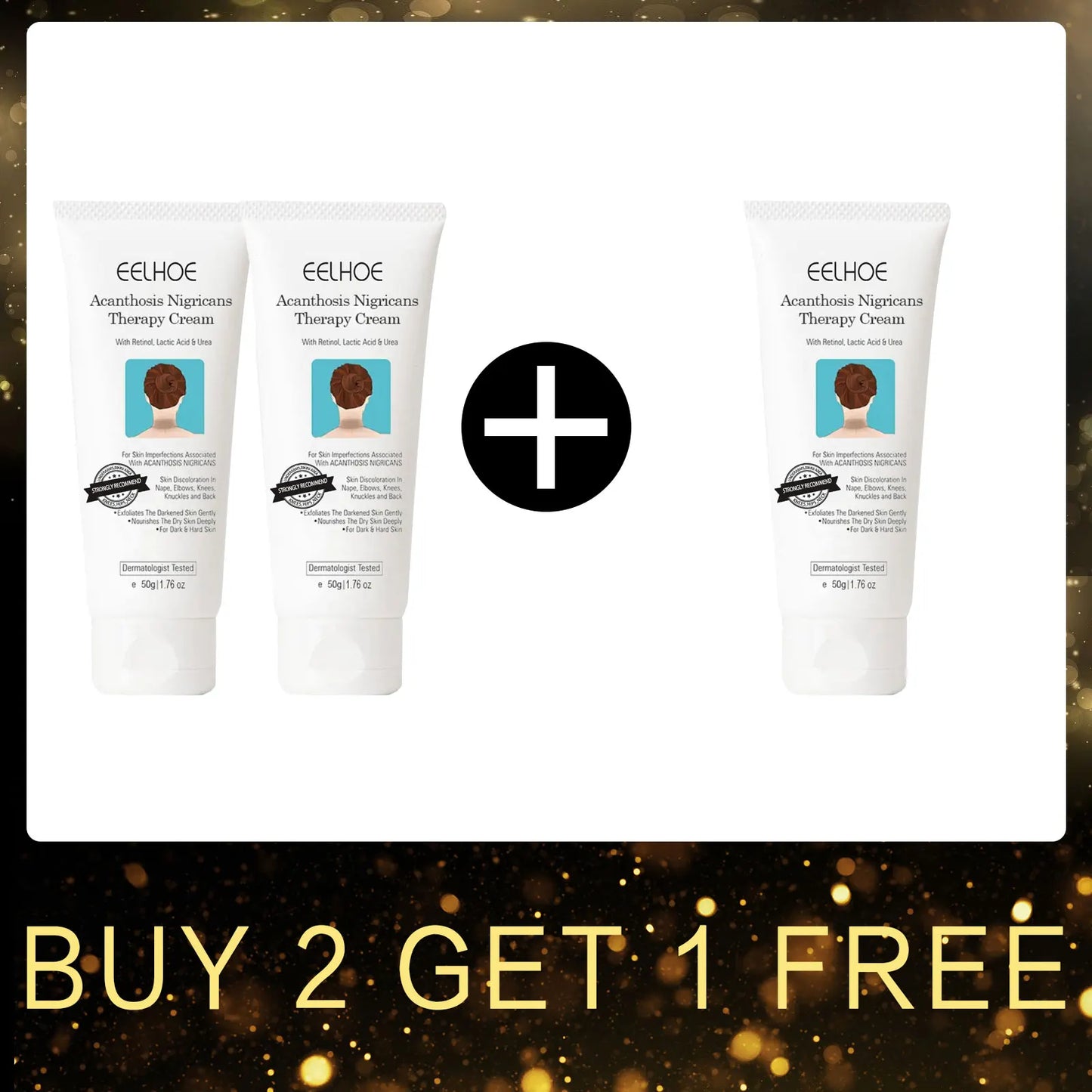 EELHOE Skin Brightening Body Cream – Neck, Underarm & Knees
