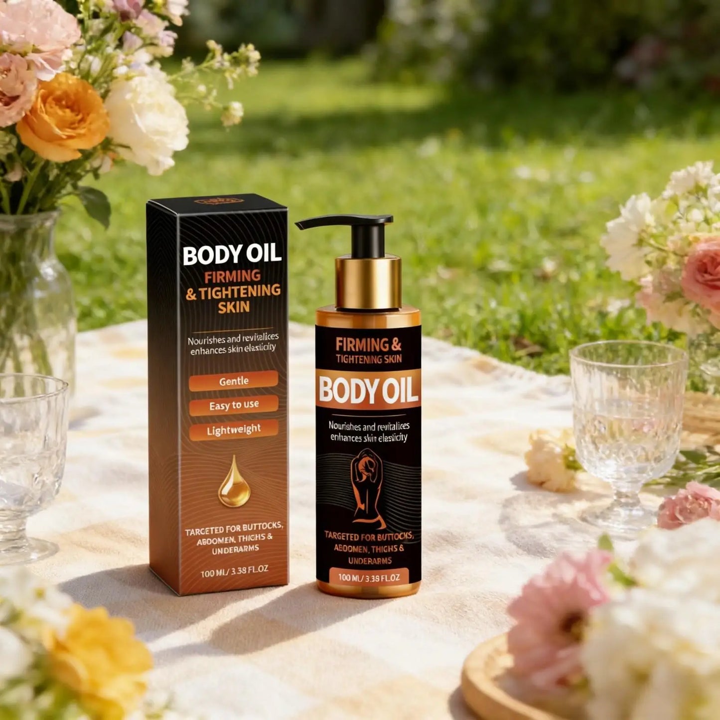 Firming Body Oil with Jojoba & Vitamin E – 100ml