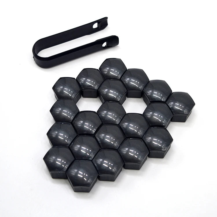 17/19/21mm Wheel Nut Caps – Rust-Proof Bolt Covers 20 Pack