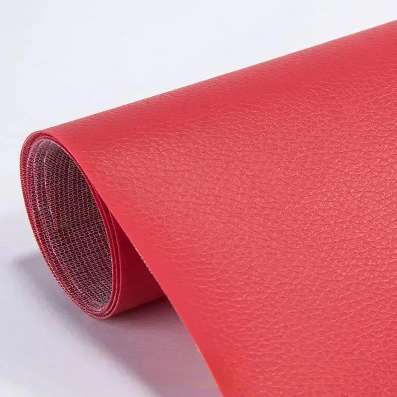 Self adhesive Leather Patch Sticker for Car Seat Sofa Chair Black Leather Repair Patch Refurbish Hole Artificial Stickers Fabric Peaceful Pleasures Health and Wellness red 200x50cm