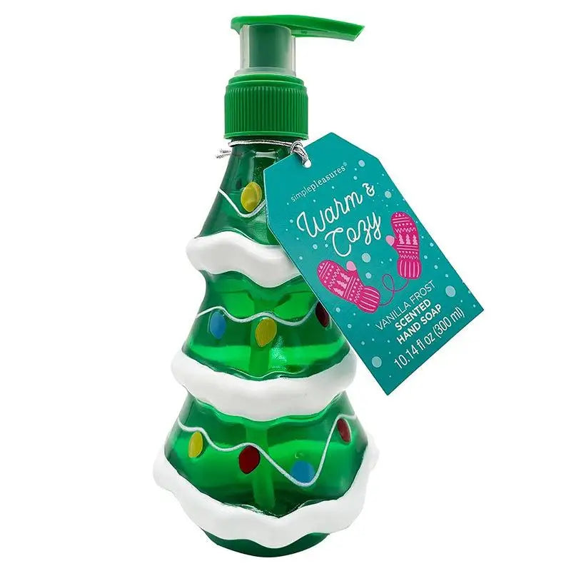 Gift Series for Christmas - 350ml Hand Dispensing Snowman Bottle for Household Use Peaceful Pleasures Health and Wellness A3