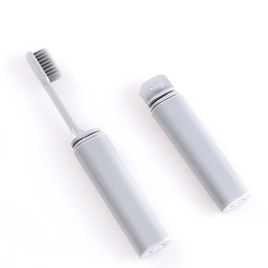 Travel Toothbrush Outdoor Camping Portable Folding Tooth Brush Traveling Toothbrushes for Adults Teeth Brushes Brosse à Dents Peaceful Pleasures Health and Wellness
