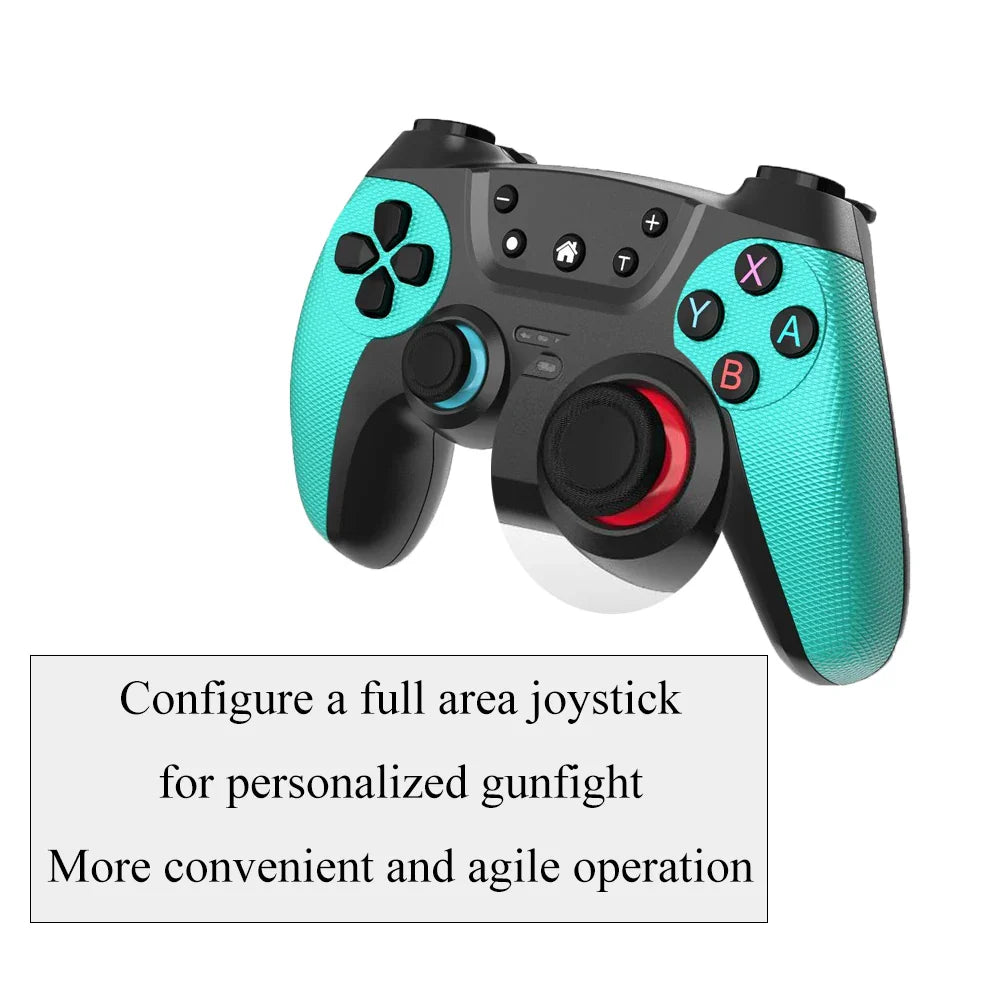 Wireless Bluetooth Gamepad for Nintendo Switch, Android & PC