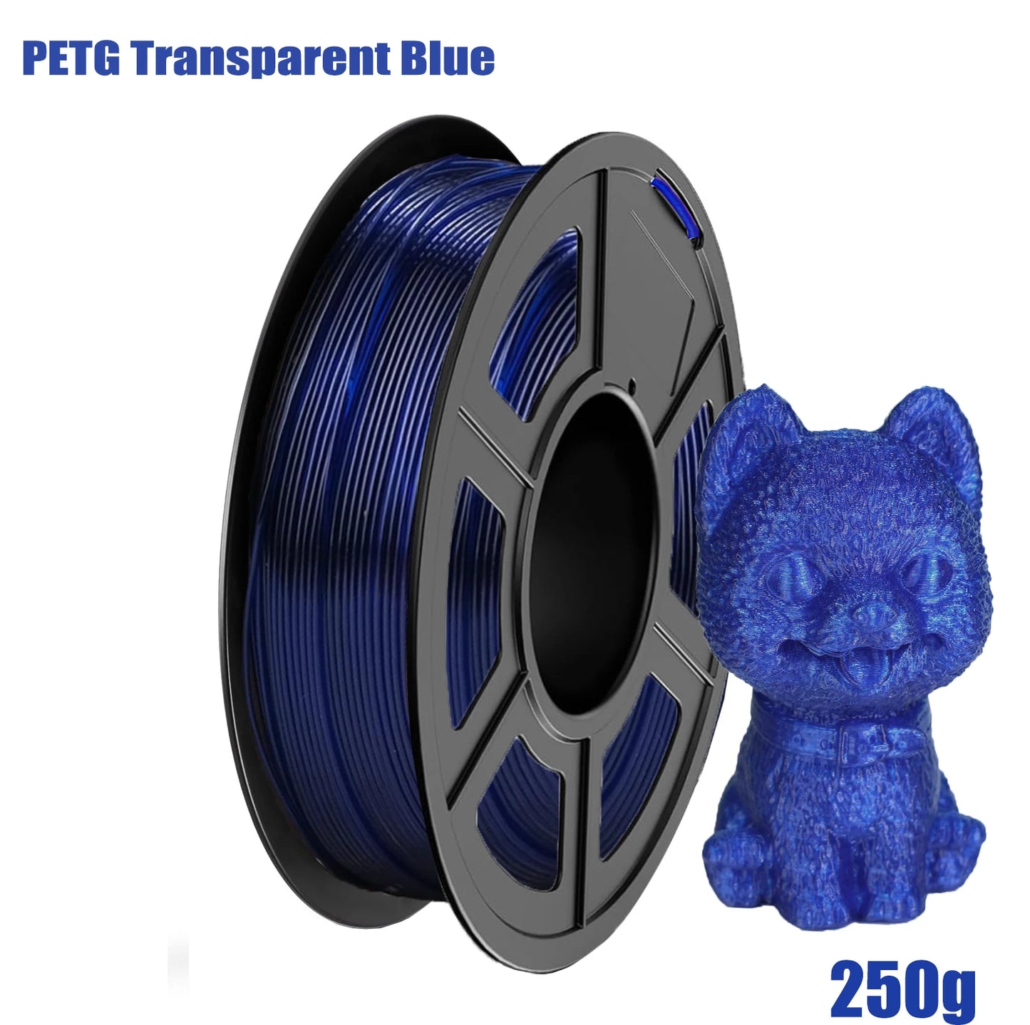 3D Maliang PETG Filament 1.75mm Translucent 600mm/s | 250g–1kg