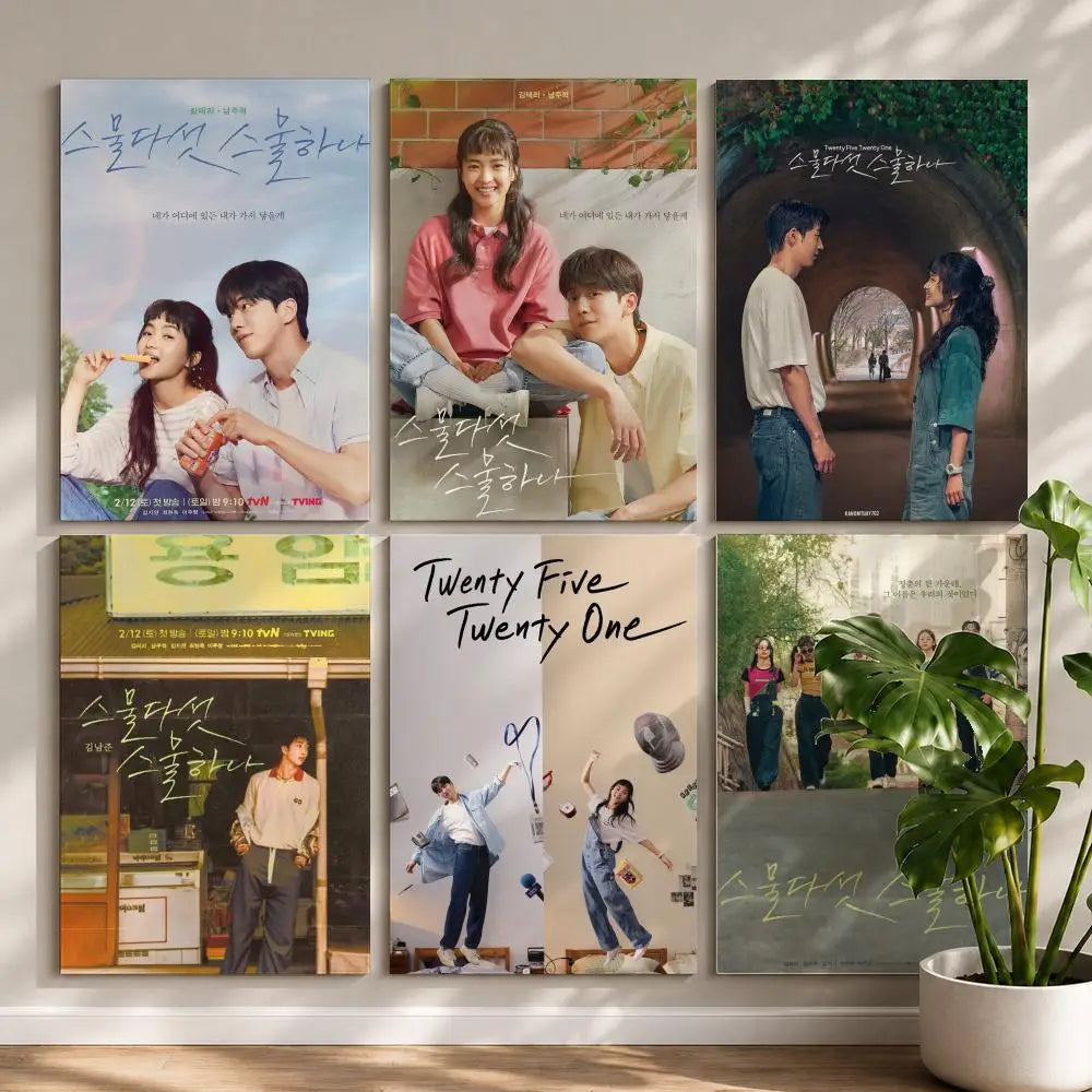 Drama T-Twenty-Five Twenty-OneS Poster HD Self Adhesive Waterproof Wall Art Ideal for Home Office Dorm Bedroom Great Gift Peaceful Pleasures Health and Wellness
