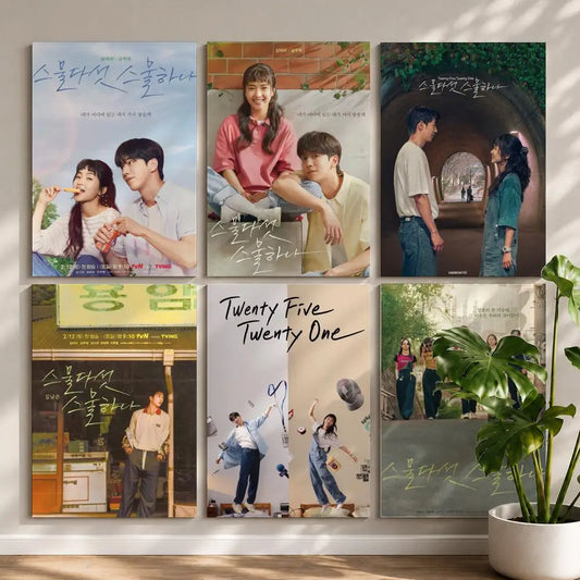 Drama T-Twenty-Five Twenty-OneS Poster HD Self Adhesive Waterproof Wall Art Ideal for Home Office Dorm Bedroom Great Gift Peaceful Pleasures Health and Wellness