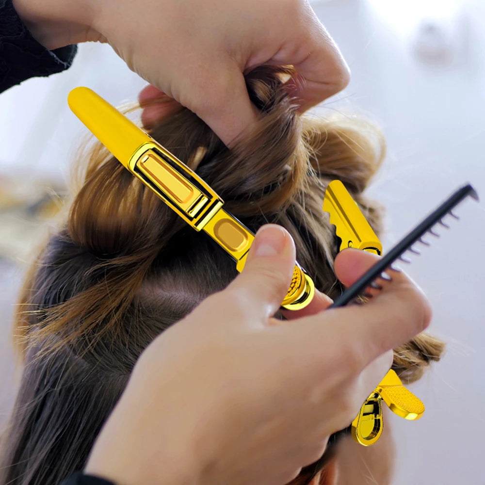 6Pcs Colorful Alligator Hair Clips Clamps Hairdressing Hair Grip Crocodile Hairpins Hair For Hairdressing Sectioning Salon Tools Peaceful Pleasures Health and Wellness