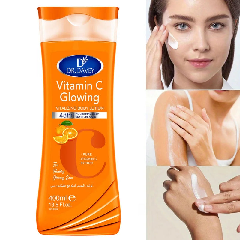 DR.DAVEY Vitamin C Body Care Set – Lotion, Soap & Oil