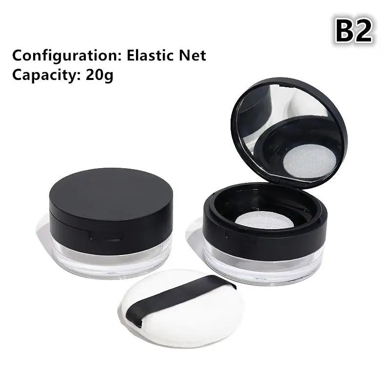Portable Air Cushion Puff Box with Mirror & Powder Puff