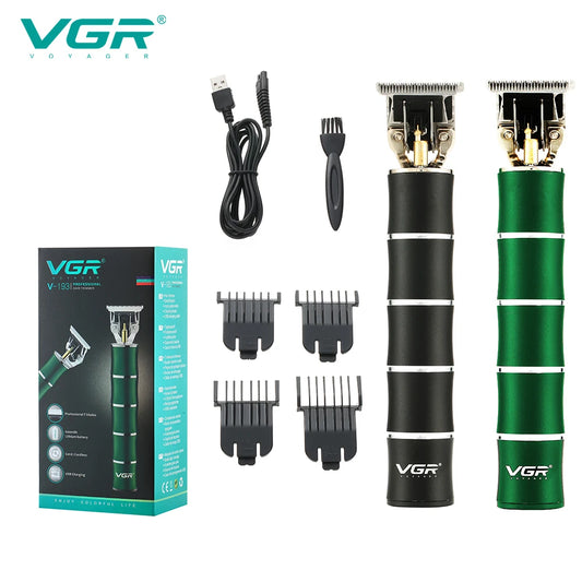 VGR Retro Metal Electric Hair Clipper Household Oil Head Carving Electric Push Clipper T-shaped Blade Hair Trimmer V-193 Peaceful Pleasures Health and Wellness
