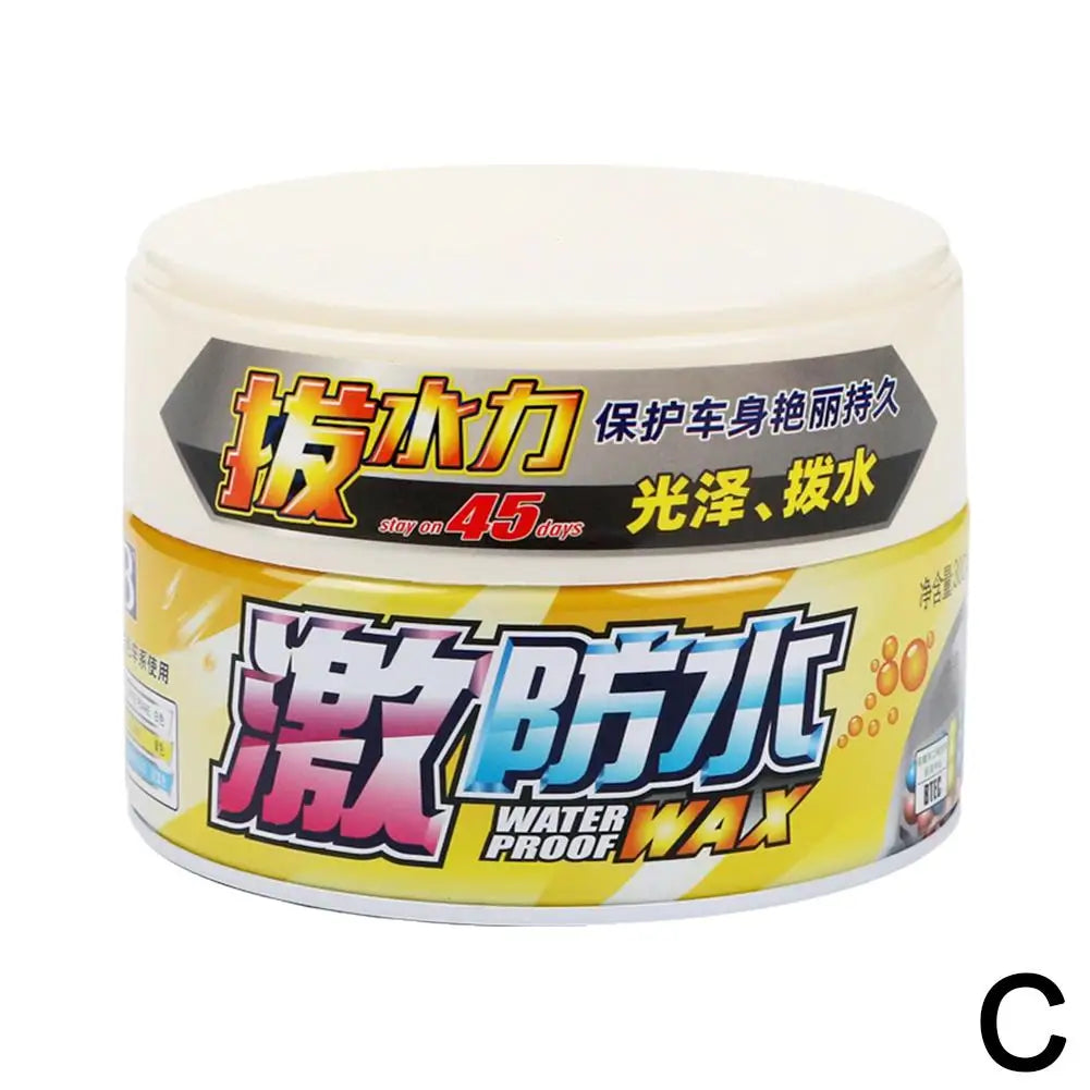 Waterproof Solid Car Wax 300g – Long-Lasting Gloss & Protection