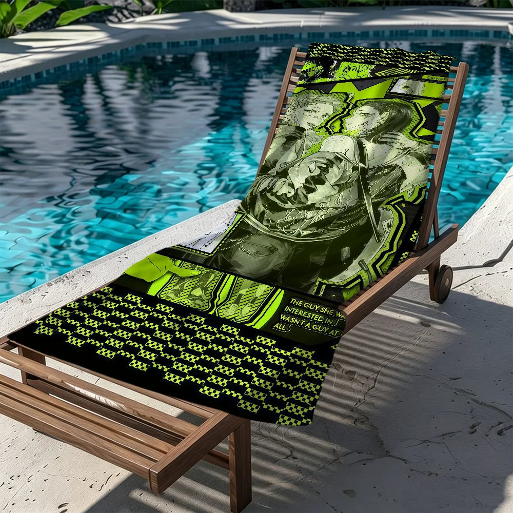 Quick-Dry Beach Towel | Soft Lightweight Travel & Gym Towel Quick-Dry Beach Towel Peaceful Pleasures Health and Wellness