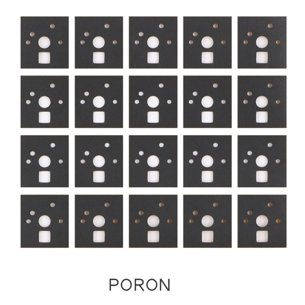 120 Pieces Mechanical Keyboard Switch Sticker Noise Dampener Foam Sound Reduction Insulation Film for Switch Stabilizer Dropship Peaceful Pleasures Health and Wellness